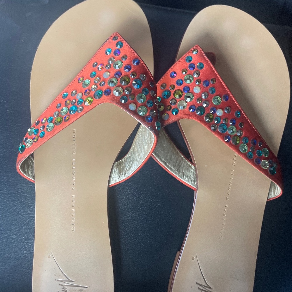 Giuseppe Zanotti Design Vero Cuoio Sandals